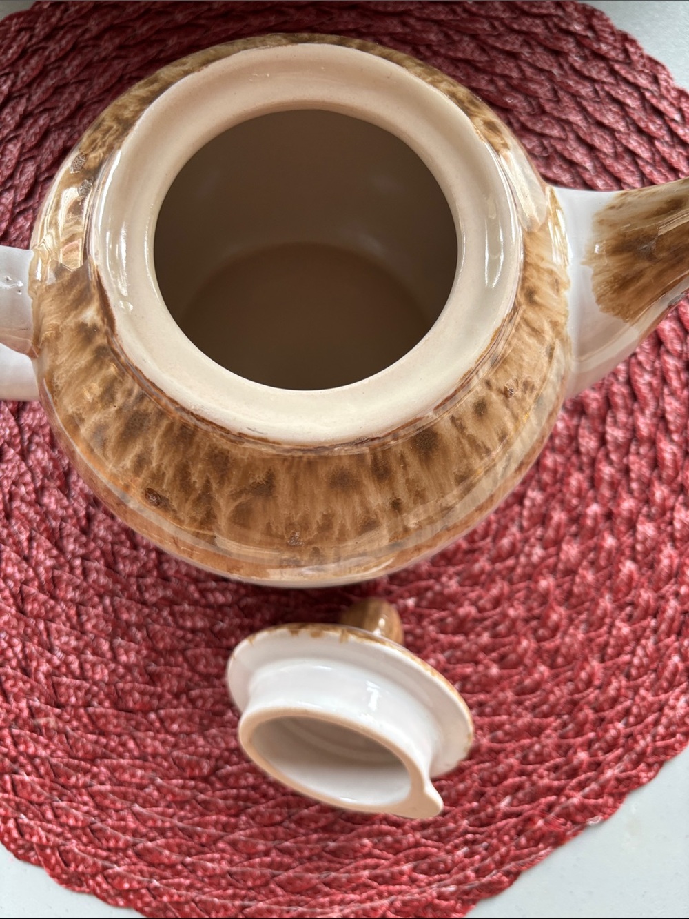 Pottery teapot - Picture 4 of 6